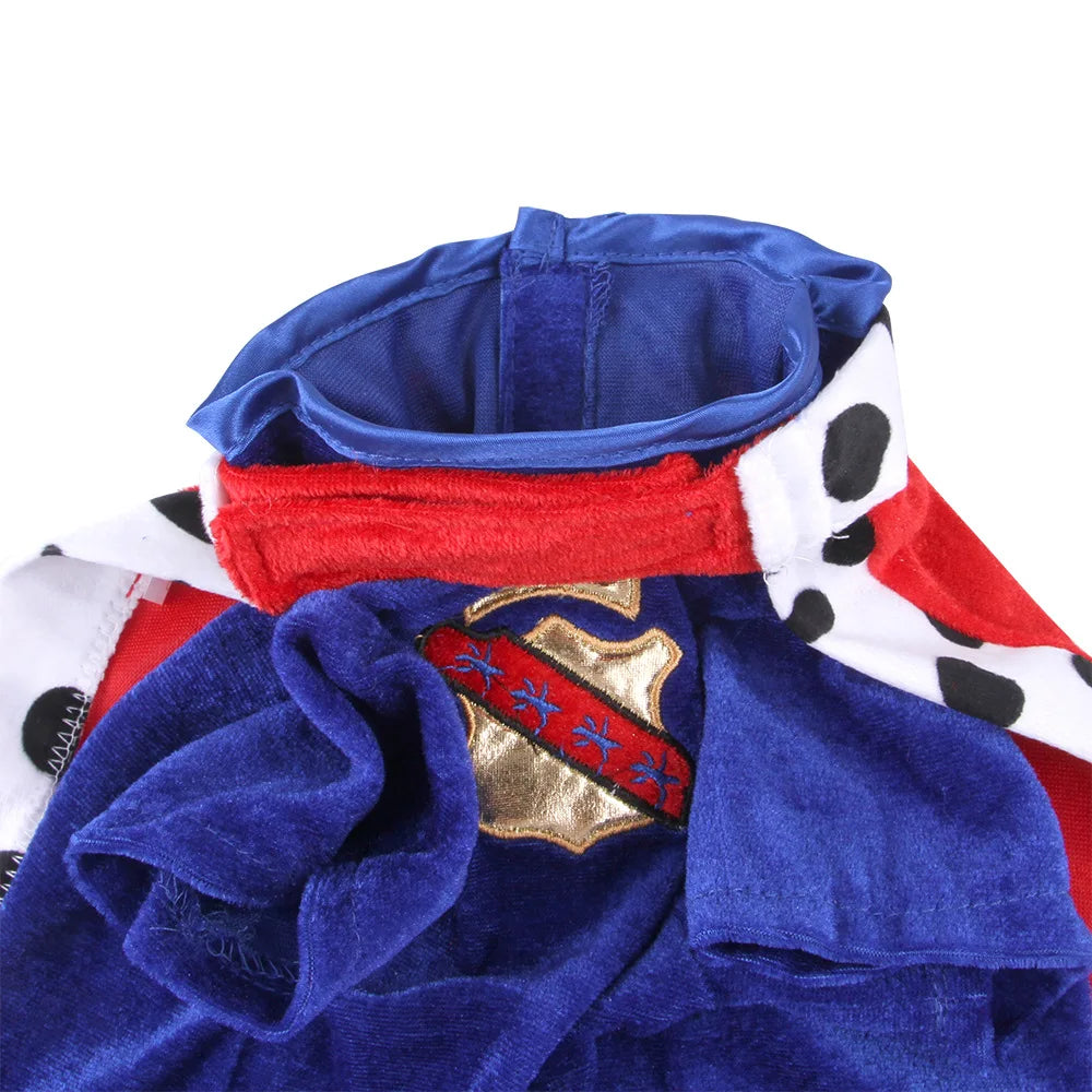 Funny Dog King Cloak Costume