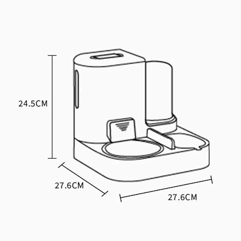 Automatic Stainless Steel Dog Feeders