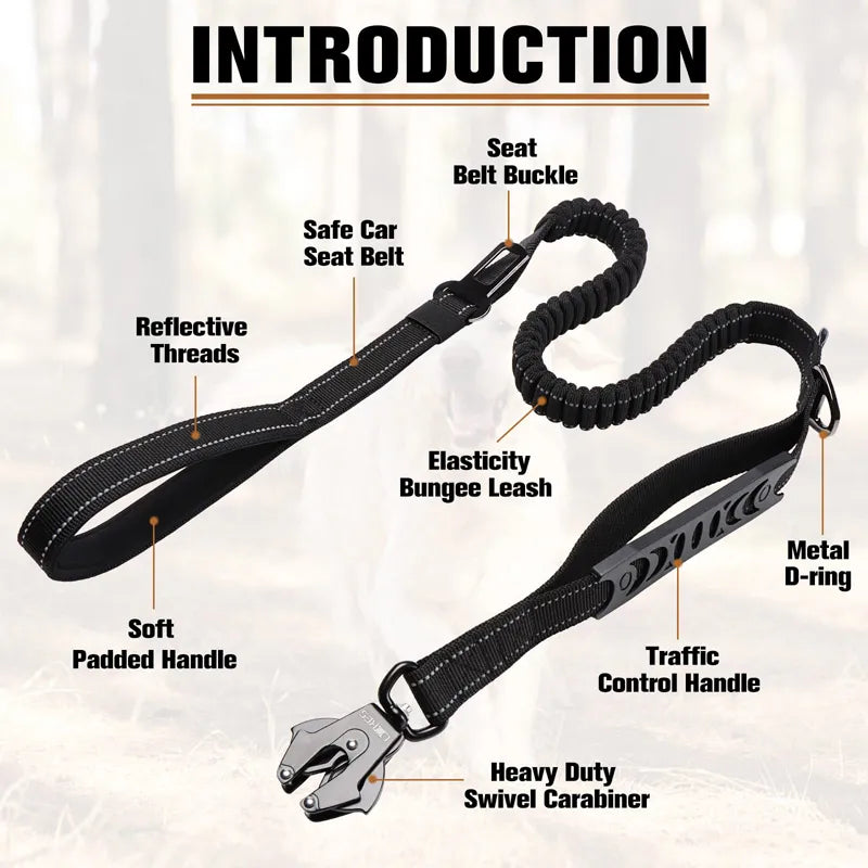 Tactical Frog Clip Dog Leash