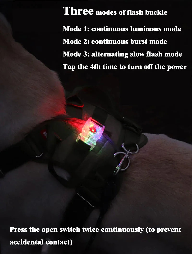 Explosion Proof Big Dog Harness With Led Light