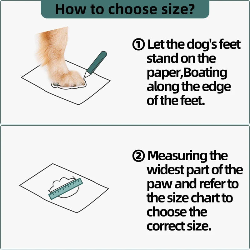 Winter Snow Breathable Dog Shoes