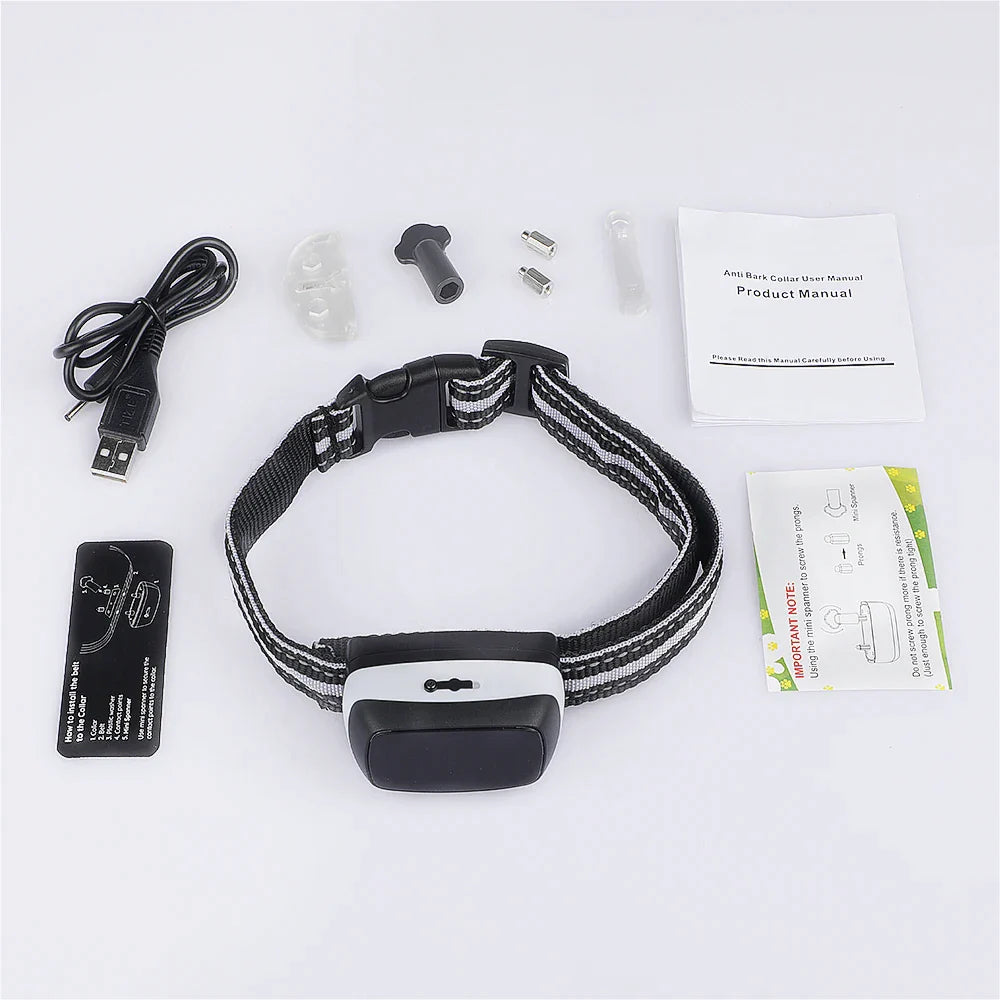 LED Flash Mode Dog Bark Collar