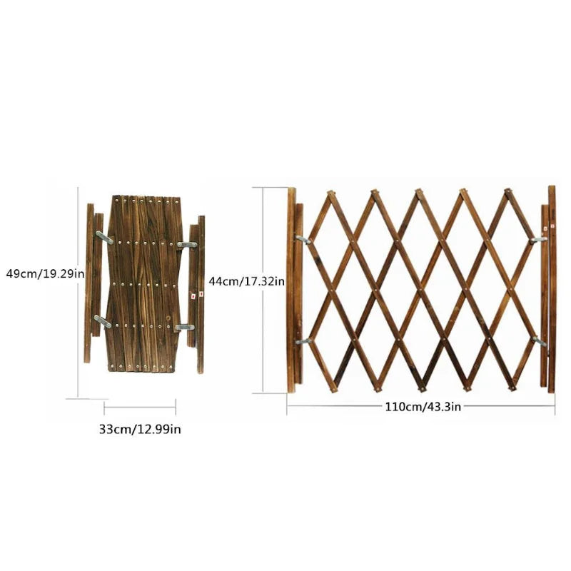 Retractable Folding Pet Home Gate