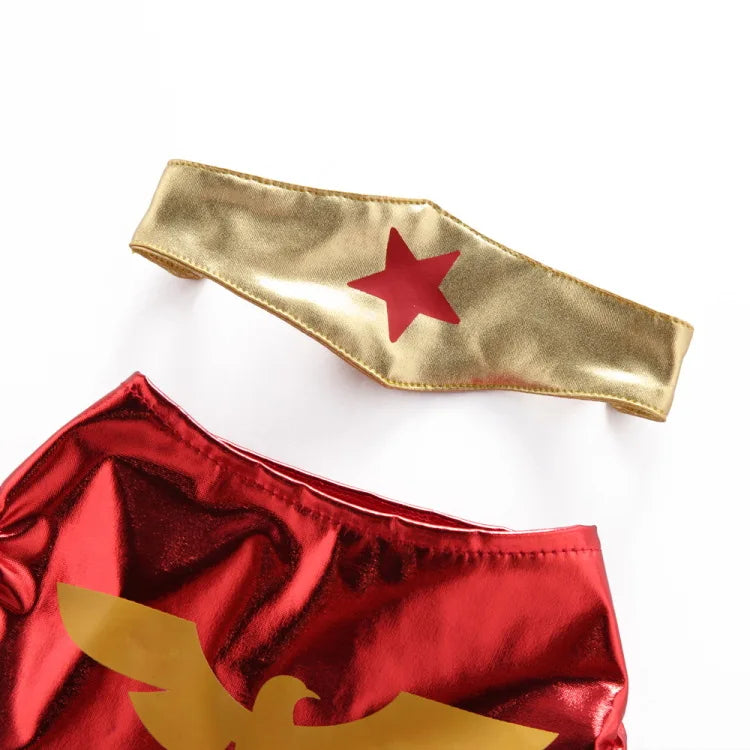 Funny Wonder Girl Dog Costume