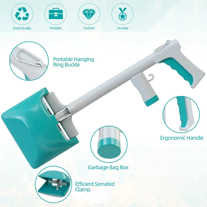 Ergonomic Handle Lightweight Pet Poop Scooper