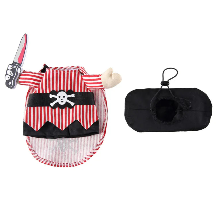Funny Pirate Dog Costume