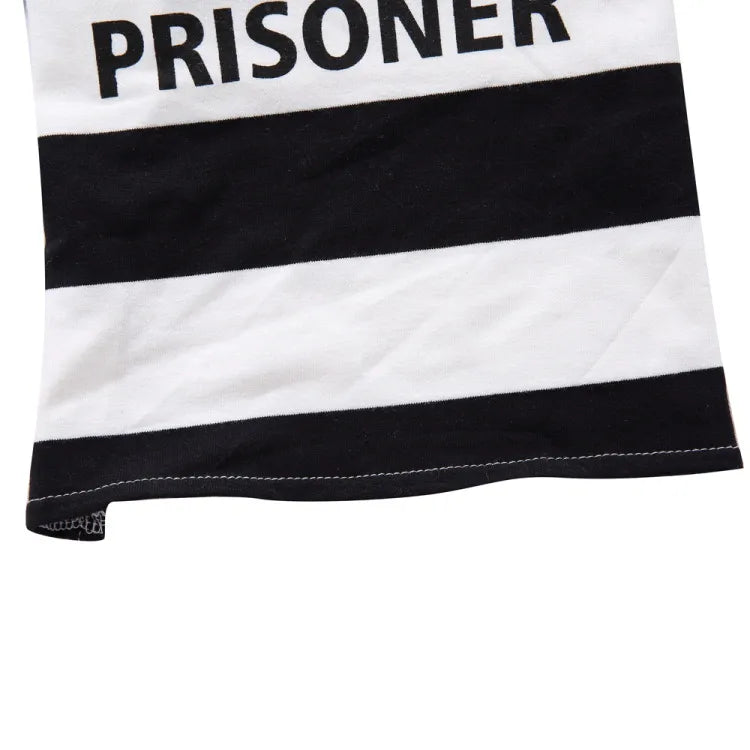 Funny Halloween Prisoner Dog Costume