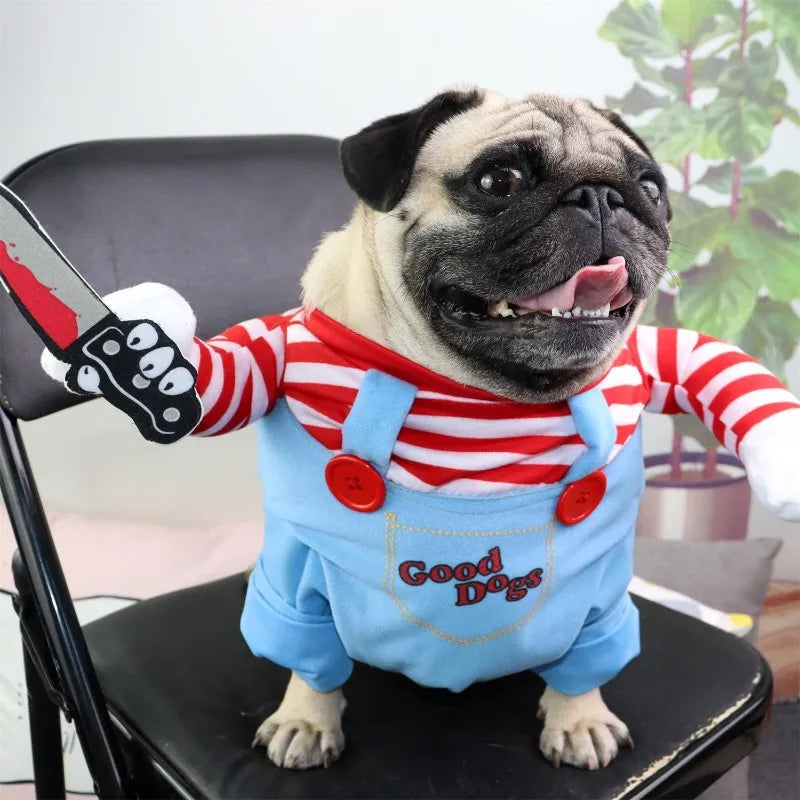 Pet Dog Funny Chucky Costume