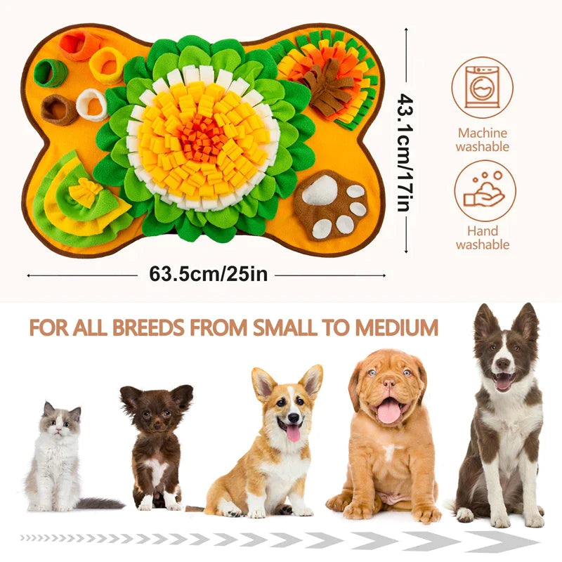 Squeaky Durable Dog Snuffle Pads