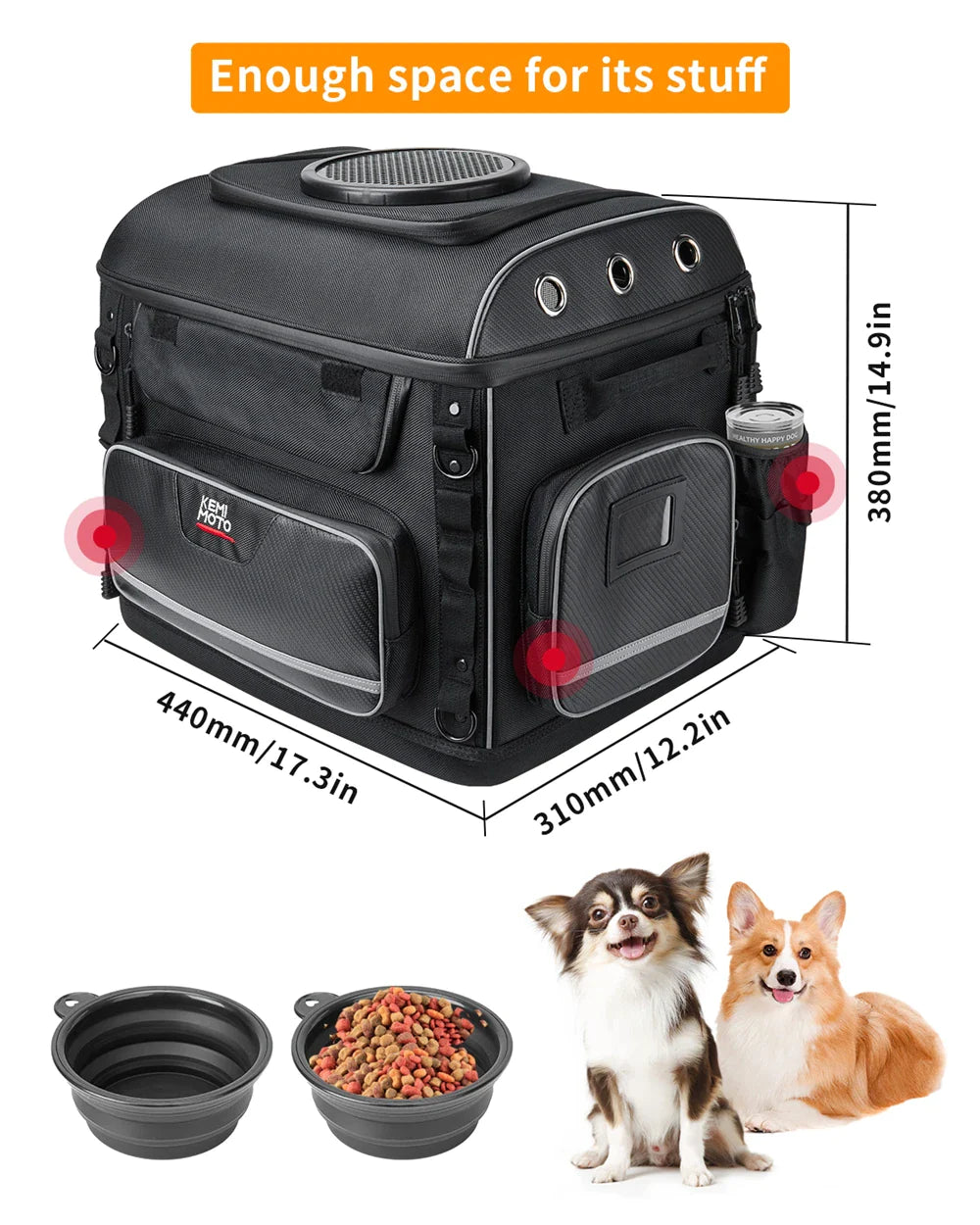 Universal Fits Motorcycle Pet Carrier
