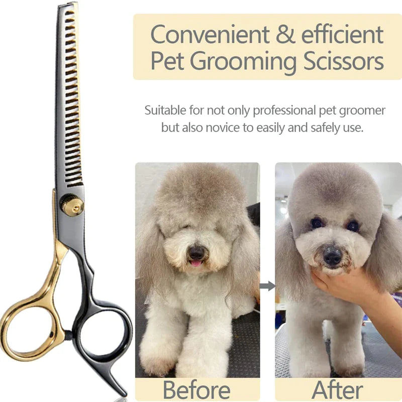 Ergonomic Grip Durable Pet Grooming Scissors