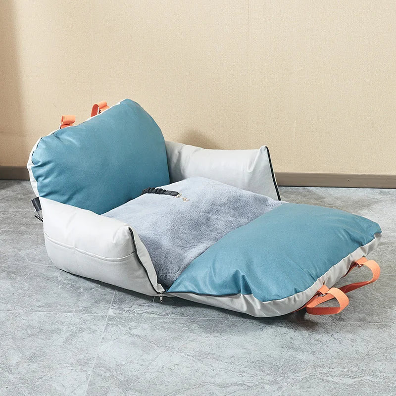 Premium Waterproof Dog Car Seat Booster