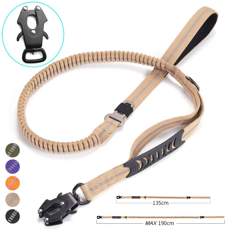 Heavy Duty Tactical Bungee Dog Lead