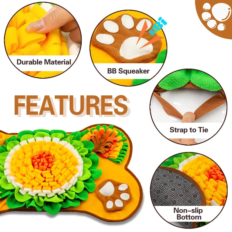 Squeaky Durable Dog Snuffle Pads