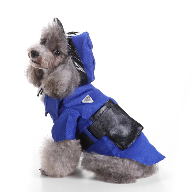Funny Halloween Cop Dog Costume