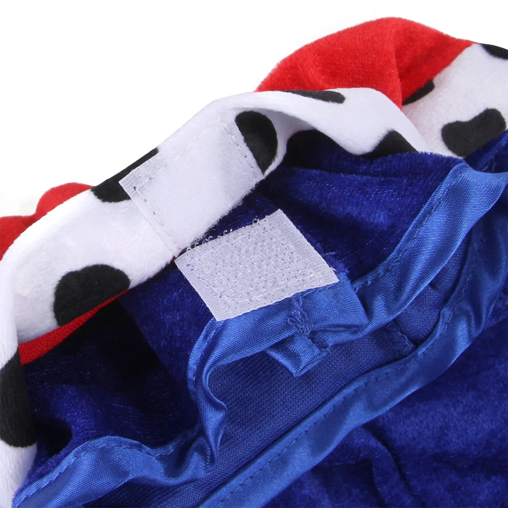 Funny Dog King Cloak Costume