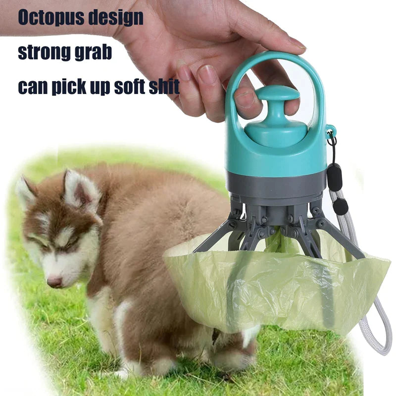 Portable No-Touch Dog Pooper Scooper