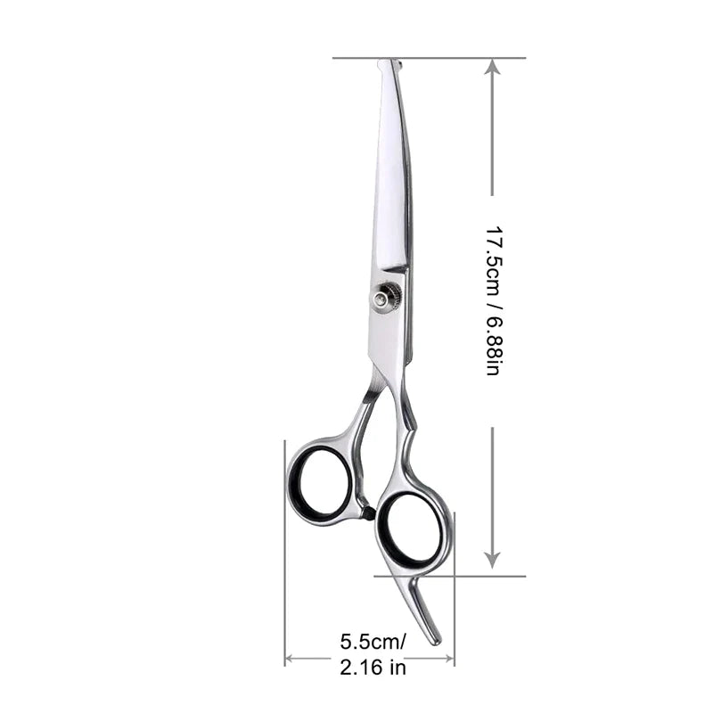 Stainless Steel Curved Dog Scissors