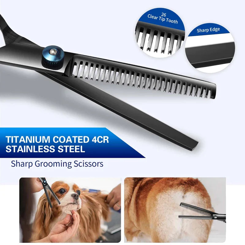 5 In 1 Professional Sharp Dog Scissors Kit