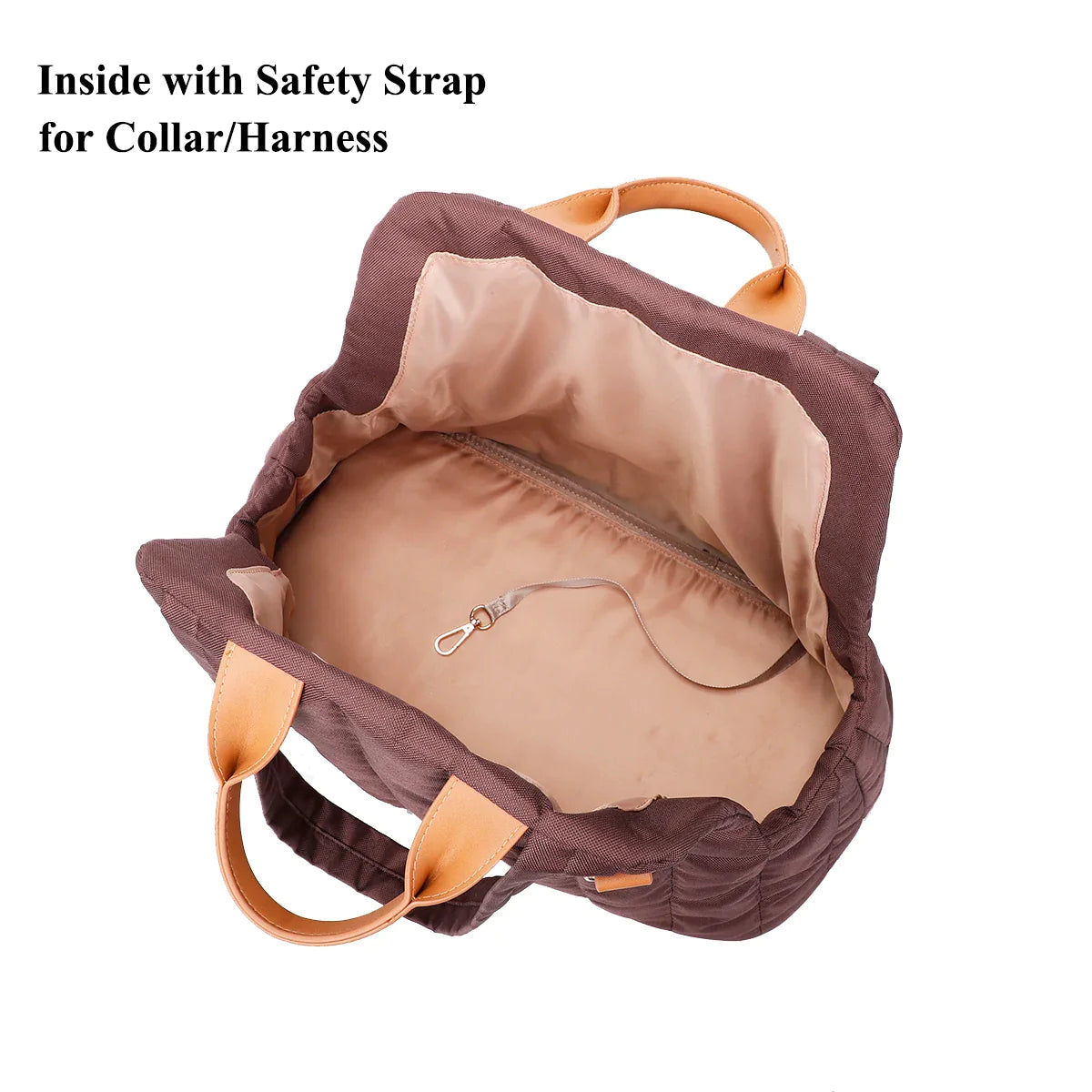 Luxury Quilted Dog Carrier Bag