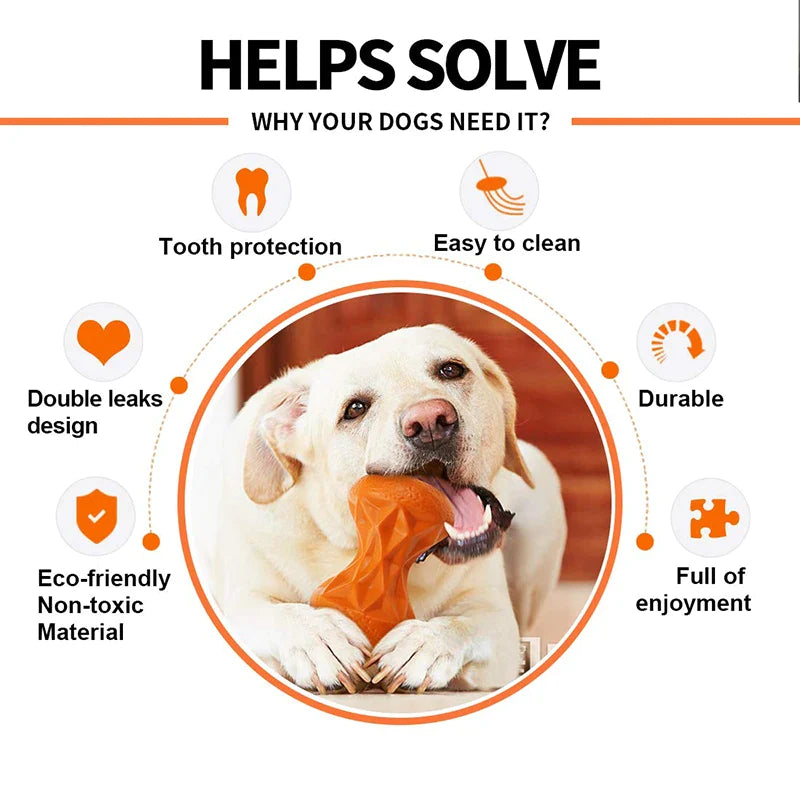 Bone Teething Tough Dog Toy