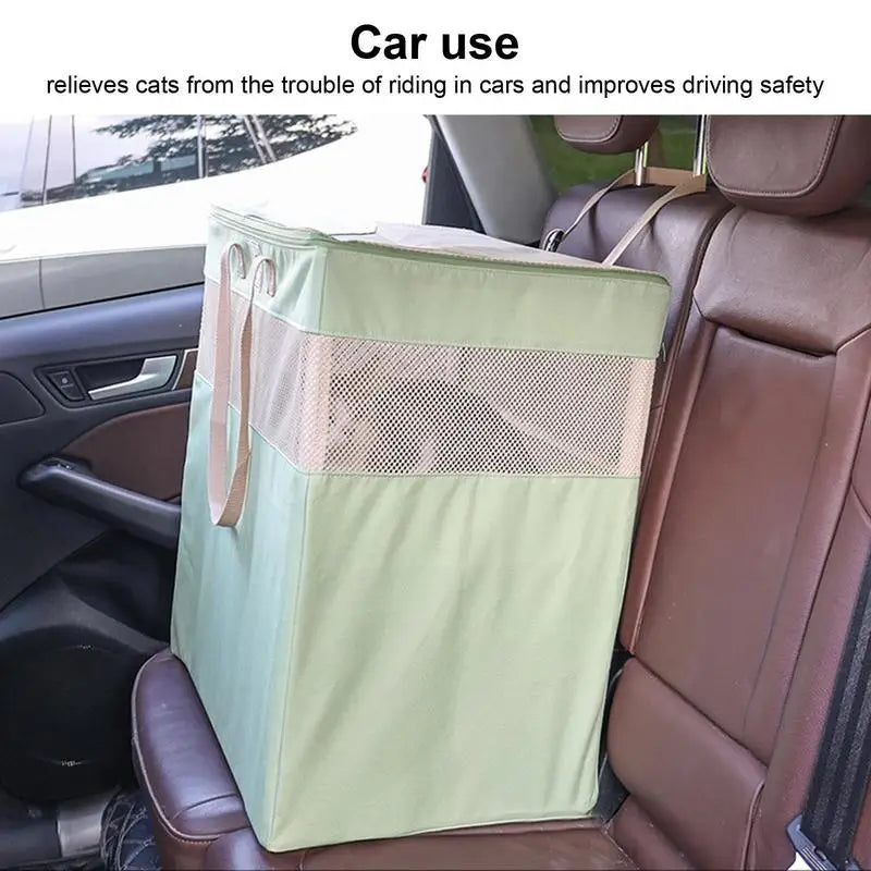 Luxury Safe Dog Car Seat Carrier
