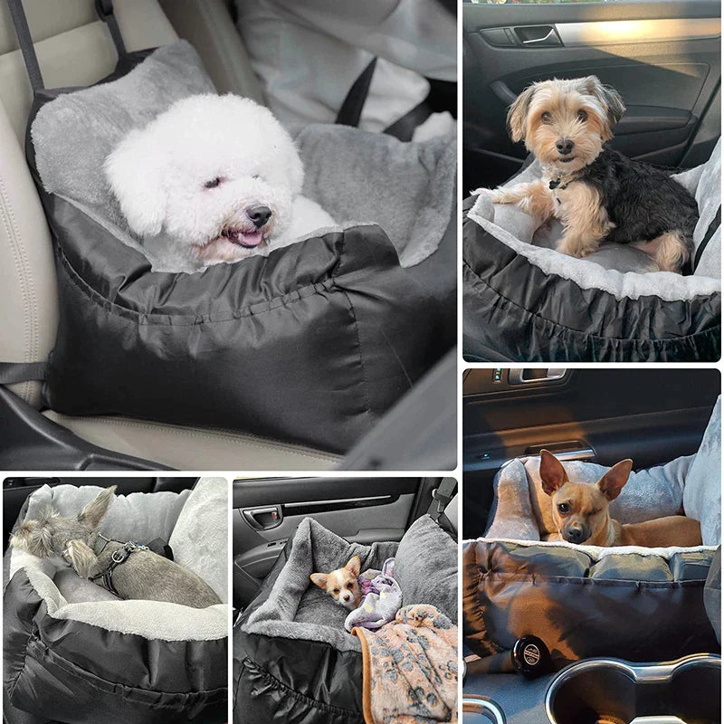 Luxury Soft Small Dog Car Seat Booster