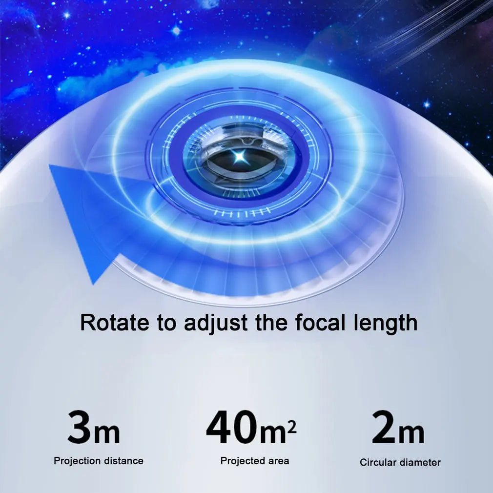 Rotating Night Space Capsule Lights