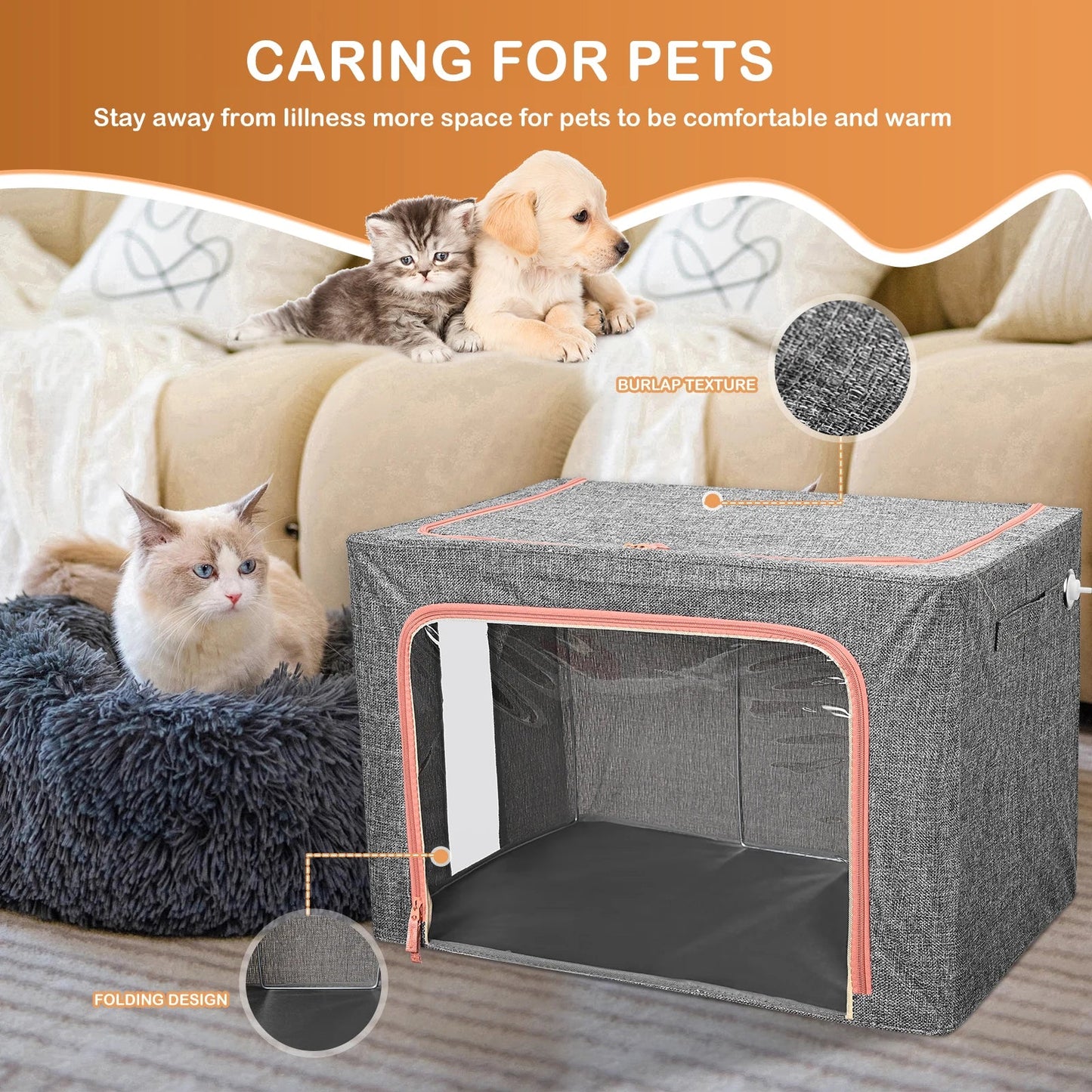 Dedicated Pet Folding Oxygen Tent