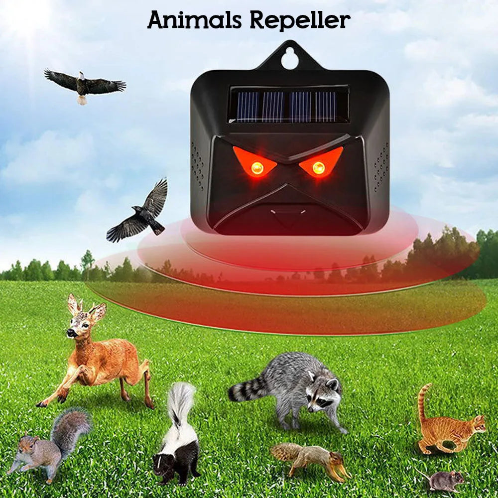 Multi-silicon Solar Panel Animals Repeller
