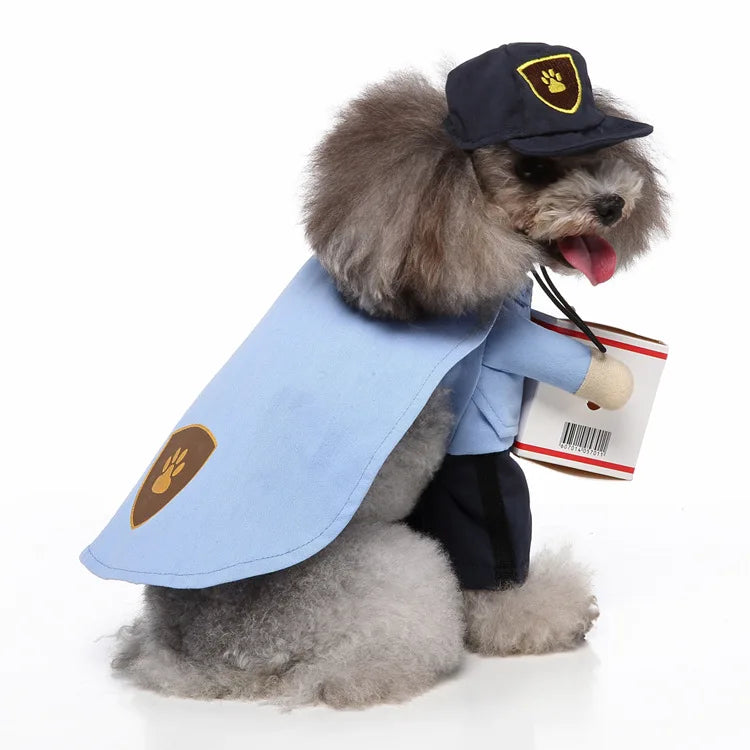 Funny Deliveryman Dog Costume