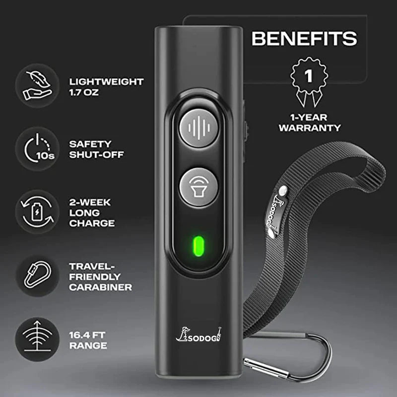 USB Rechargeable Ultrasonic Pet Dog Repeller