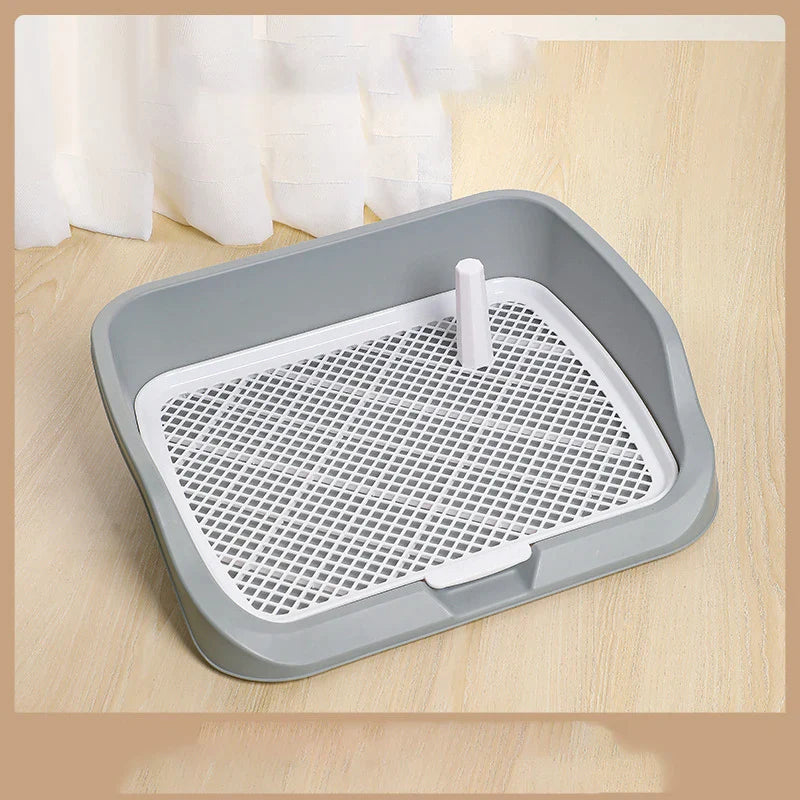 Portable Pet Toilet Pad Tray With Pillar