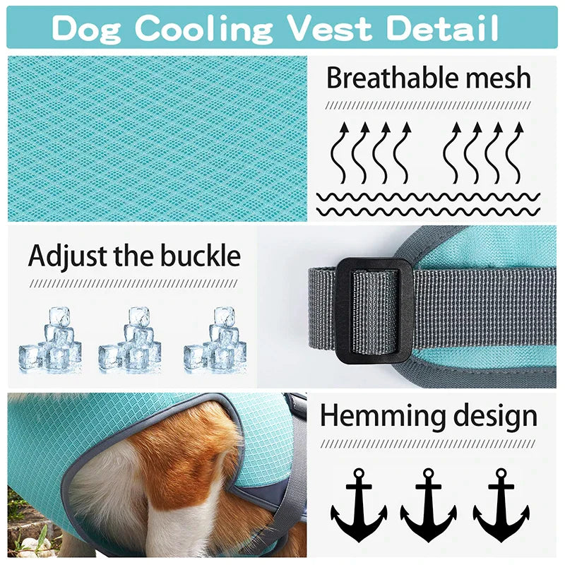 UV Protection Cooling Dog Vest