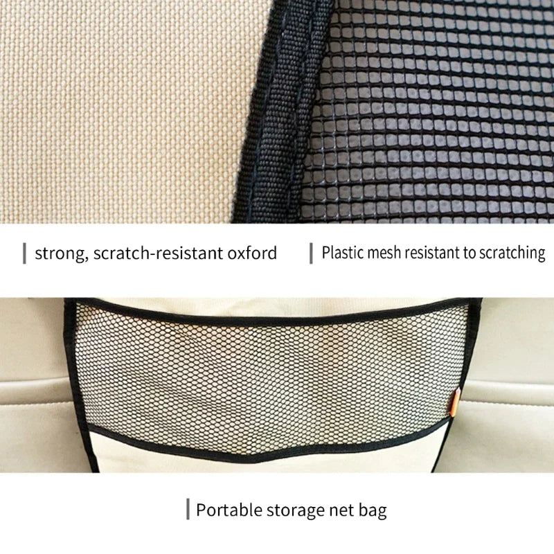 Universal Vehicle Pet Backseat Mesh Fence
