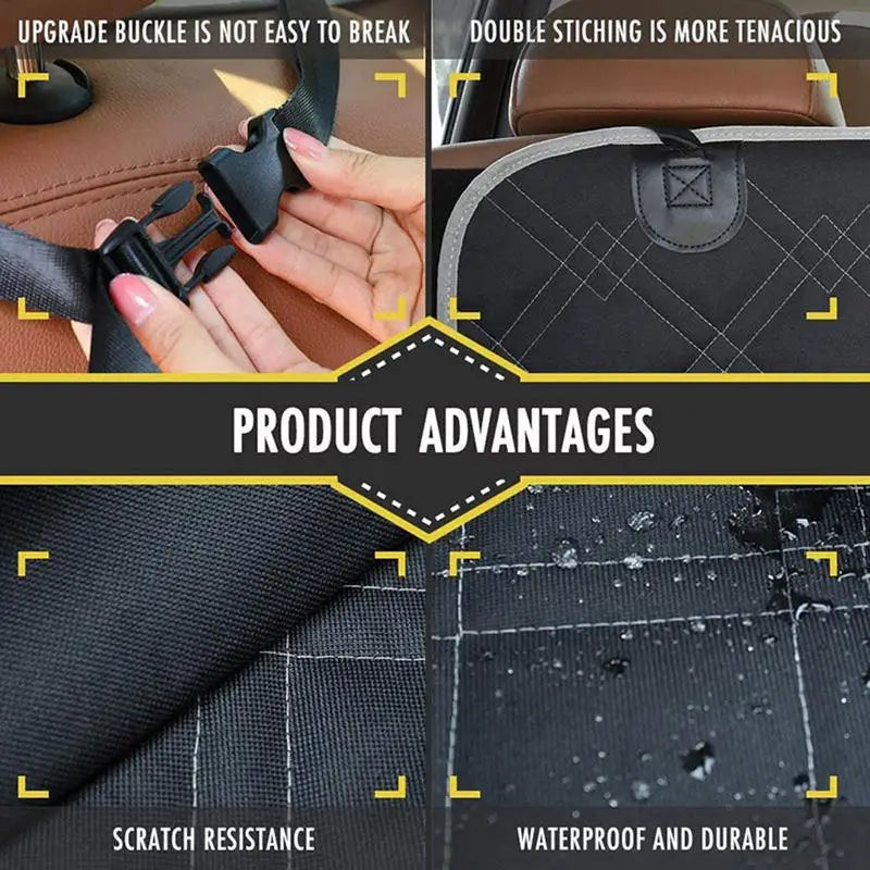 Storage Pocket Trunk Dog Car Seat Cover