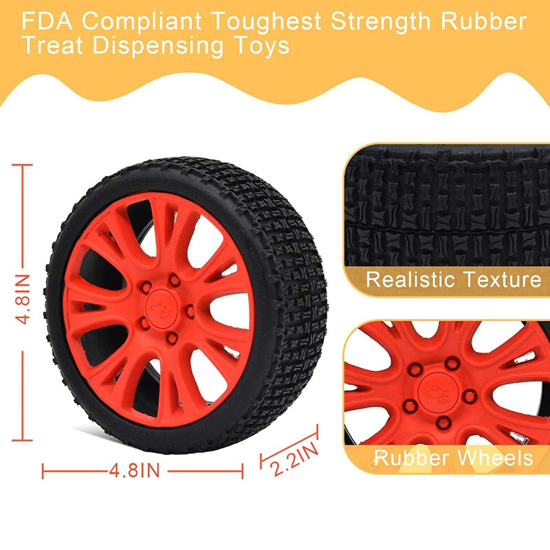 Indestructible Fun Tires Dog Toy