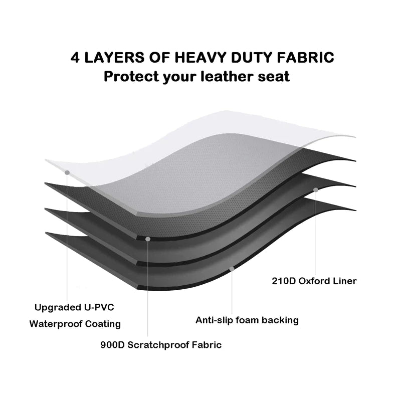Dog Car Seat Cover With Snuffle Mat