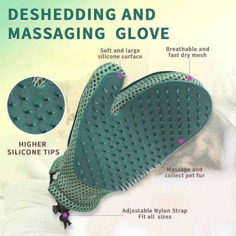 Efficient 2-in-1 Dog Hair Remover Glove