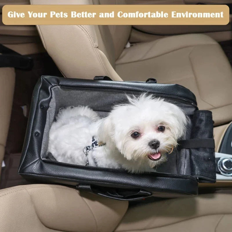 PVC Leather Dog Car Seat Booster