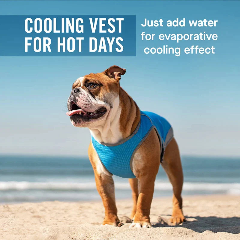 Reflective Strips Durable Dog Cooling Vest