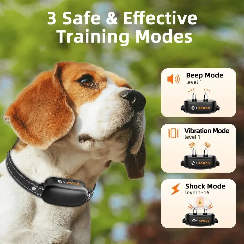 Rechargeable Remote Control IPX7 Dog Collar