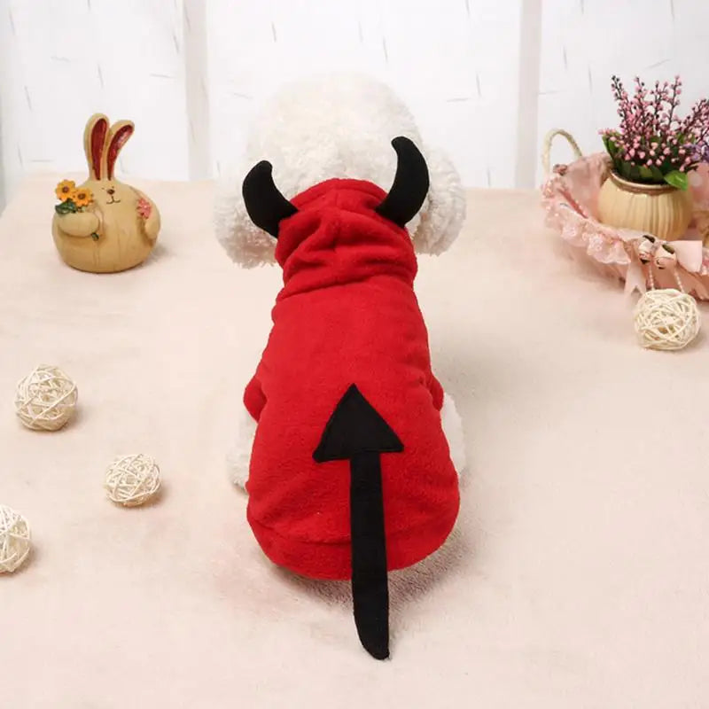 Halloween Themed Devil Dog Costume