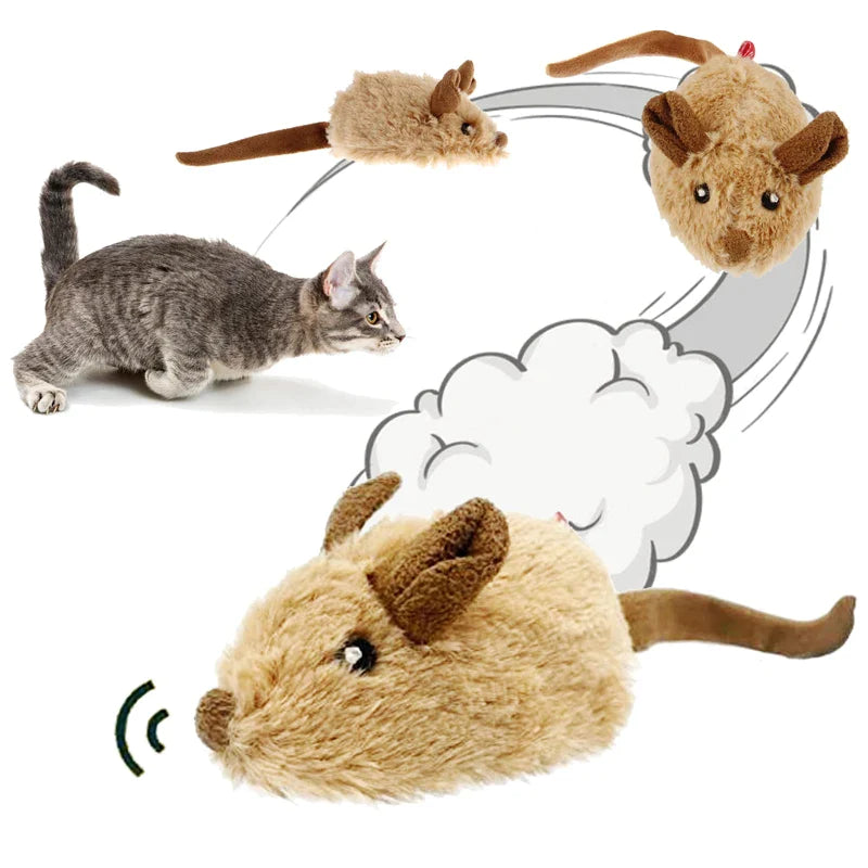 Realistic Automatic Moving Mouse Cat Toys