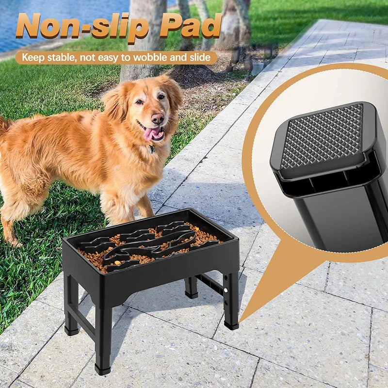 2.2L Large Capacity Elevated Dog Bowls