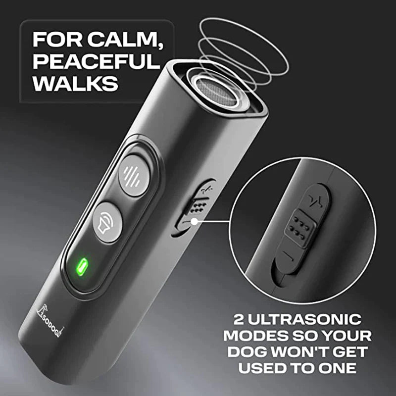 USB Rechargeable Ultrasonic Pet Dog Repeller