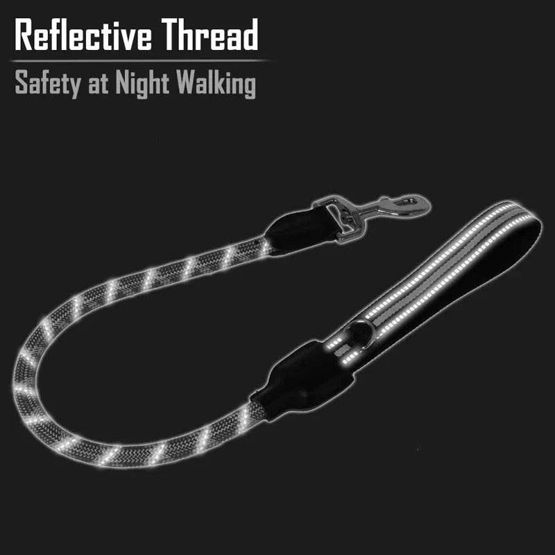 Reflective Heavy Duty Short Dog Rope