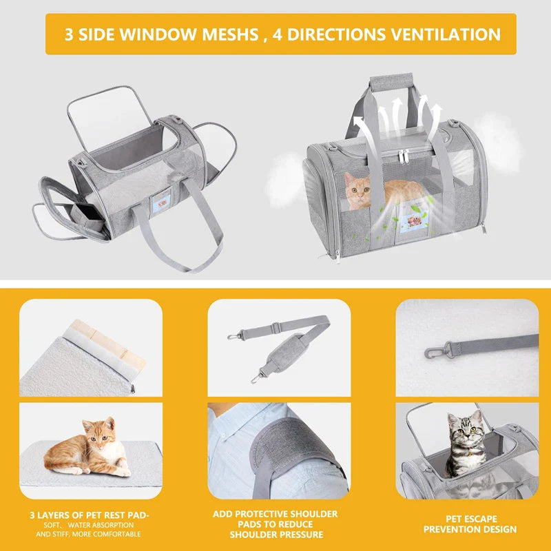 Soft Wool Pad Durable Dog Carrier