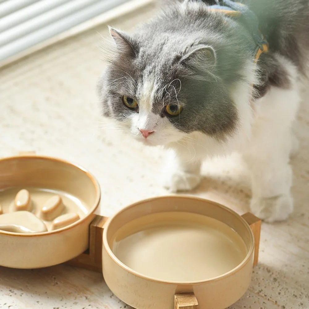 450ML Porcelain Ceramic Pet Bowl