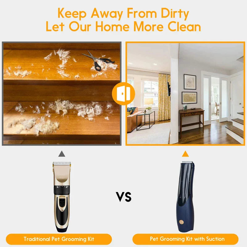 Low Noise 2 In 1 Professional Dog Hair Trimmer